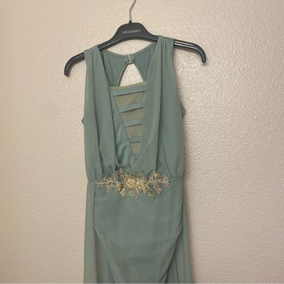 Weissman Dance costume mint sage green dress Watermelon Sugar D13039 SA adult - Picture 2 of 16